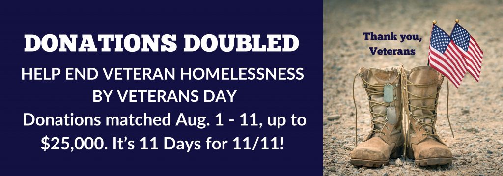 Local Veterans Offer Up to $25,000 in Matching for 11 Days to Help End ...