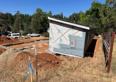 Building placed on site